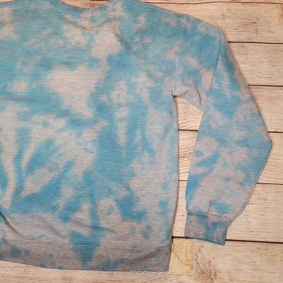 Tie dyed Just Breathe graphic sweatshirt - Picture 7 of 9